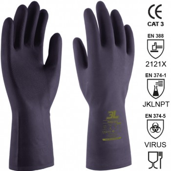 marque generique - gants de latex de caoutchouc industriel long