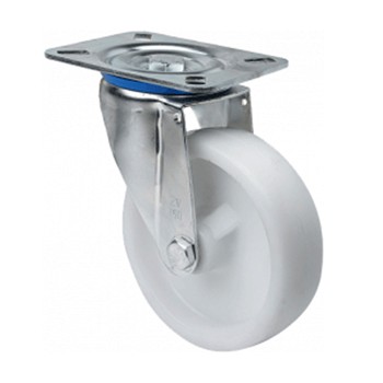 ROUE PIVOTANTE DE POLIAMIX AVEC PLATINE Mod. ZV-UT
