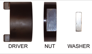 B957 - Accessoires pour porte-alésoirs creux machine (B956)