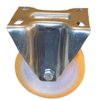 ROUE EN POLYURÉTHANE AVEC SUPPORT FIXE
