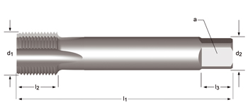 E282 - G(BSP) Tarauds machine Goujures droites