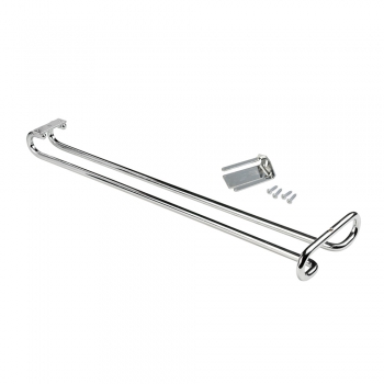 Porte-verres, 410 mm, Acier, Chromé