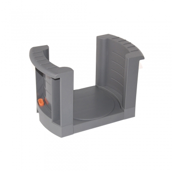 Porte-assiettes extensible, réglable 187 - 308 mm, Plastique, Gris