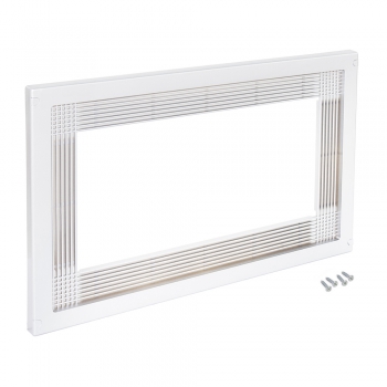 Cadre micro-ondes, module 600 mm, Plastique, Blanc