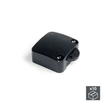 Interrupteur pour porte armoire, Plastique, Noir, 10 ut.