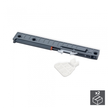 Mécanisme de fermeture amortie pour tiroir Ultrabox, 350 - 500 mm, Plastique, Gris