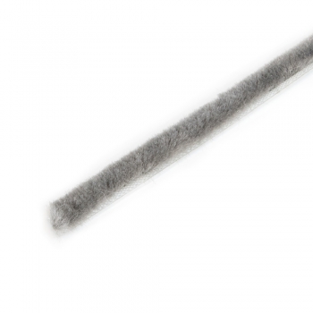 Joint de brosse anti poussière autocollant, hauteur 7mm, rouleau de 10m, Gris