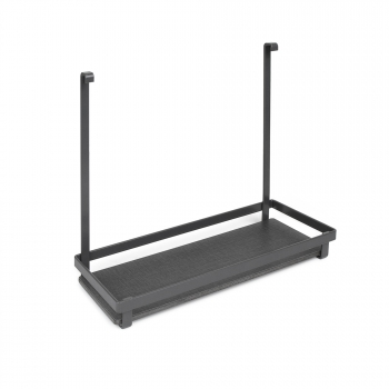 Étagère pour les utensiles de cuisine, à accrocher, acier, gris anthracite.