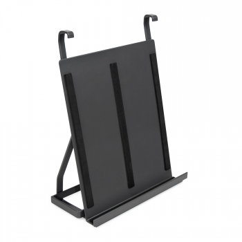 Porte-tablette de cuisine, à accrocher, acier, gris anthracite.