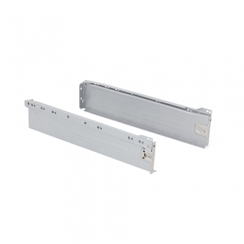 Kit de tiroir pour cuisine Ultrabox, hauteur 86 mm, prof. 270 mm, Acier, Gris métallisé