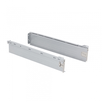 Kit de tiroir pour cuisine Ultrabox, hauteur 86 mm, prof. 450 mm, Acier, Gris métallisé