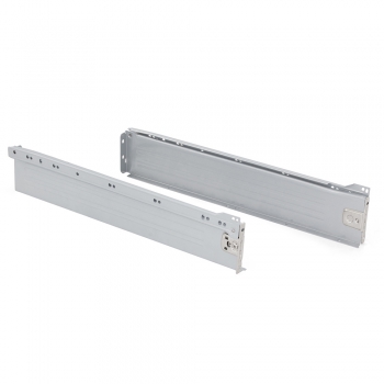 Kit de tiroir pour cuisine Ultrabox, hauteur 86 mm, prof. 500 mm, Acier, Gris métallisé