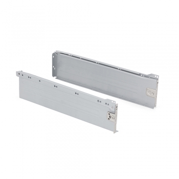 Kit de tiroir pour cuisine Ultrabox, hauteur 118 mm, prof. 400 mm, Acier, Gris métallisé
