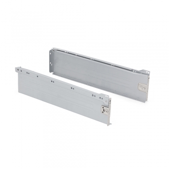 Kit de tiroir pour cuisine Ultrabox, hauteur 150 mm, prof. 450 mm, Acier, Gris métallisé