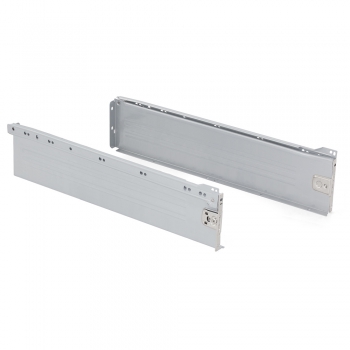 Kit de tiroir pour cuisine Ultrabox, hauteur 150 mm, prof. 500 mm, Acier, Gris métallisé