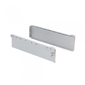 Kit de tiroir pour cuisine Ultrabox, hauteur 150 mm, prof. 270 mm, Acier, Gris métallisé