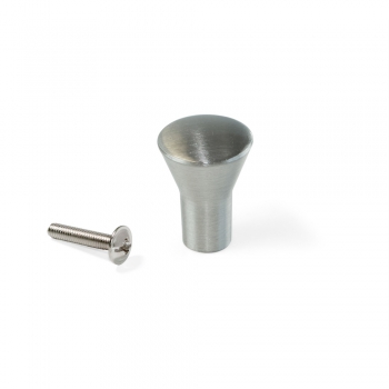Poignée pour meuble, D. 16 mm, Zamak, Chromé mat