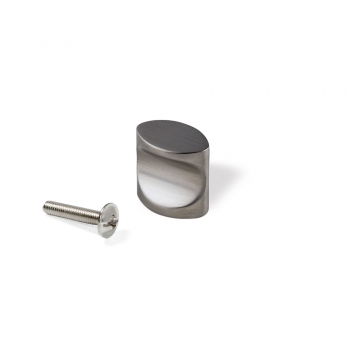 Poignée pour meuble, Zamak, Nickel satiné