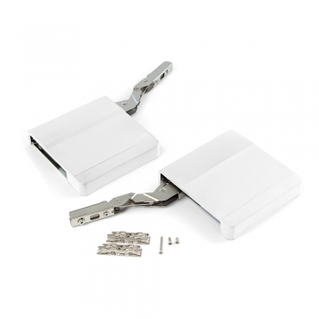 Compas pour portes relevables, force 580 - 1250, Acier et plastique, Blanc