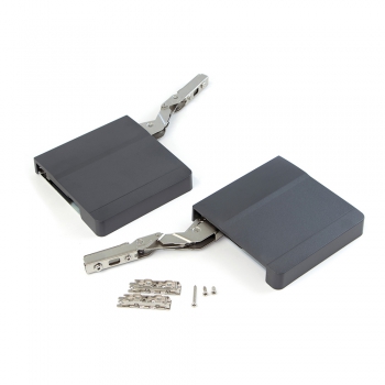 Compas pour portes relevables, force 1800 - 3500, Acier et plastique, Gris anthracite