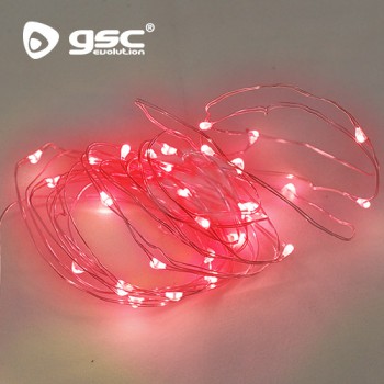 Guirlande Lumineuse LED lumière rouge Ref. 5204403-5204408-5204416-5204421