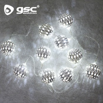 Boules LED argentées Ref. 5204457
