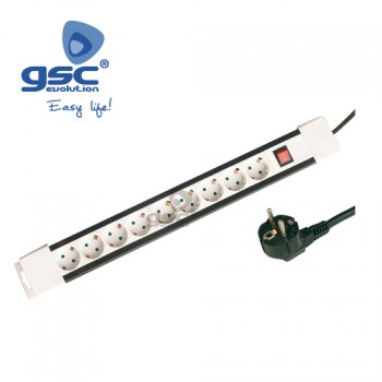 Rallonge / Bloc multiprises 9 prises Ref. 0800064