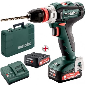 PERCEUSE VISSEUSE SANS FIL BATTERIE DE 12 VOLTS METABO Mod POWERMAXX BS 12 Q