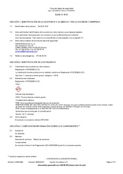 Fiche de sécurité 