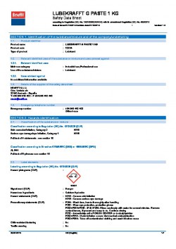 Fiche de sécurité